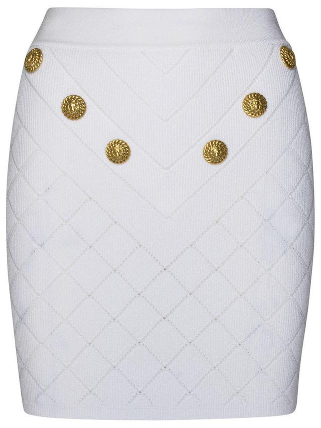 BALMAIN Skirts In White Product Image