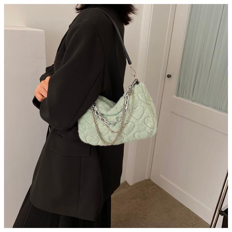 Fluffy Chain Shoulder Bag Product Image