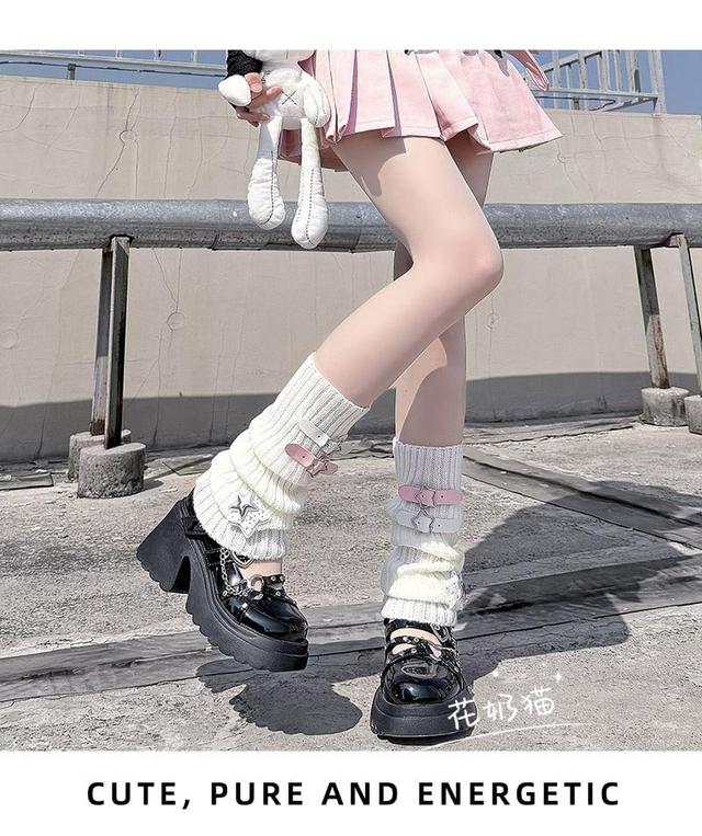 Star Buckled Leg Warmers Product Image