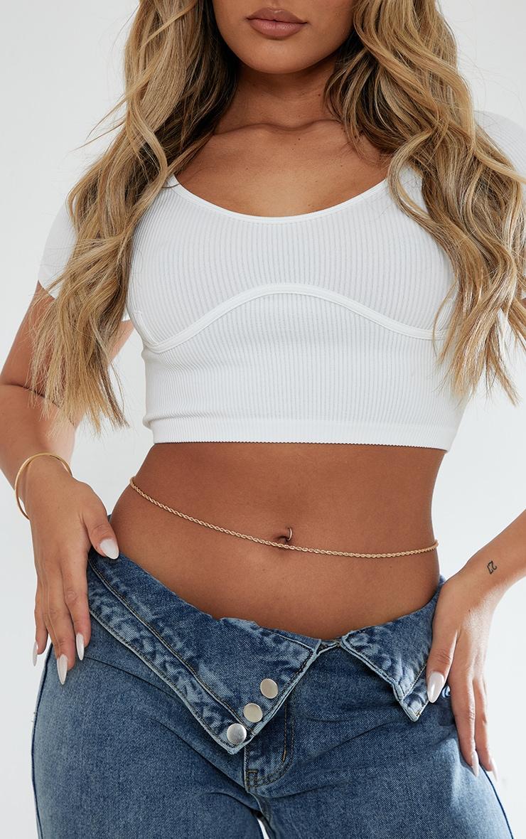 Gold Twist Rope Belly Chain Product Image