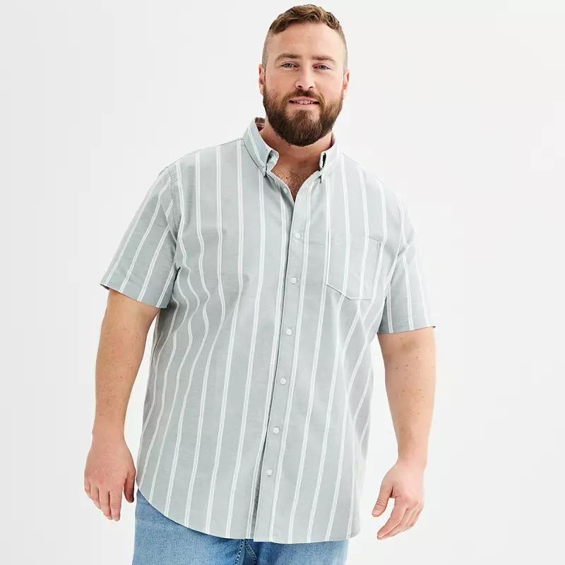 Big & Tall Sonoma Goods For Life Perfect-Length Button-Down Shirt, Mens Product Image