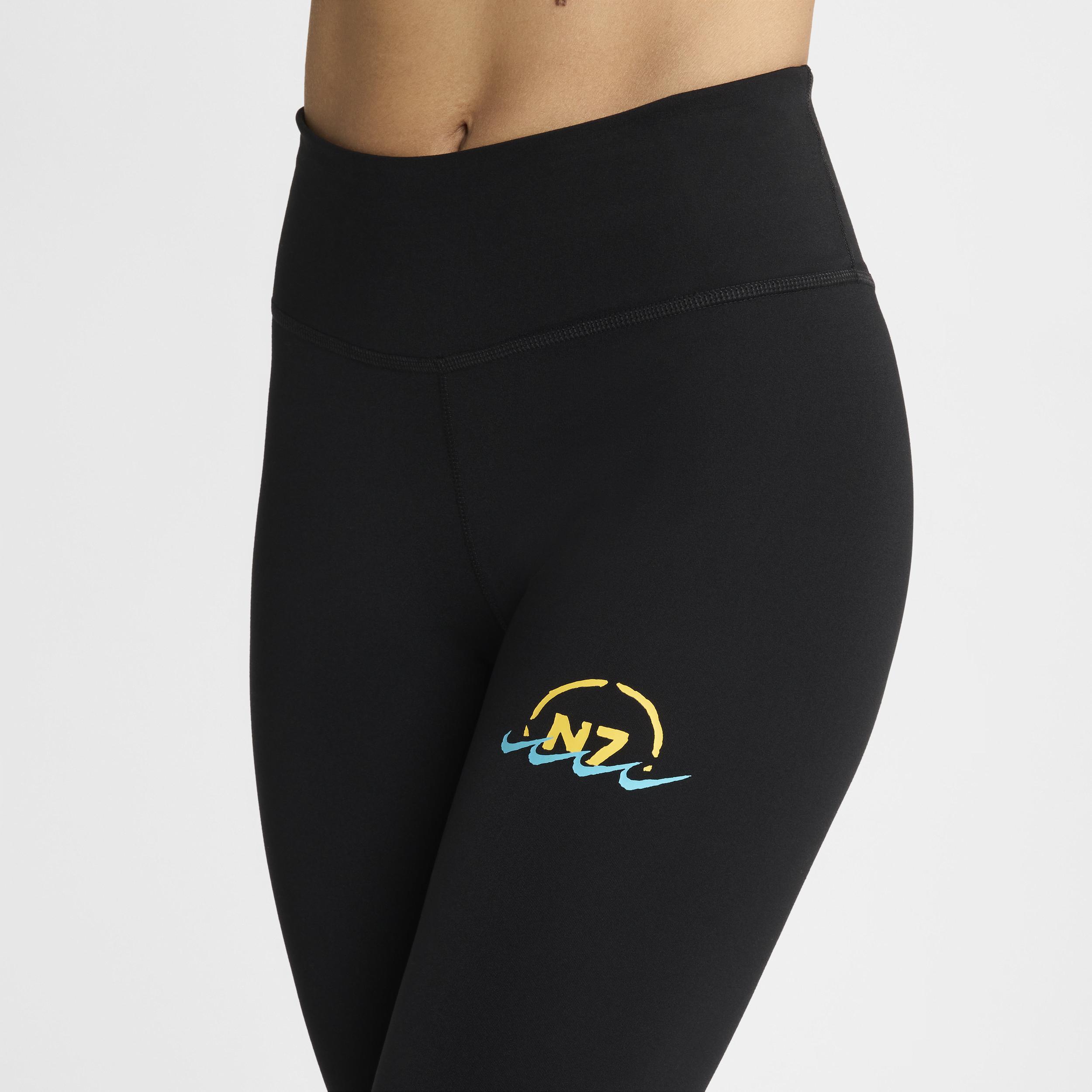 Nike Womens One N7 Mid-Rise Full-Length Leggings Product Image