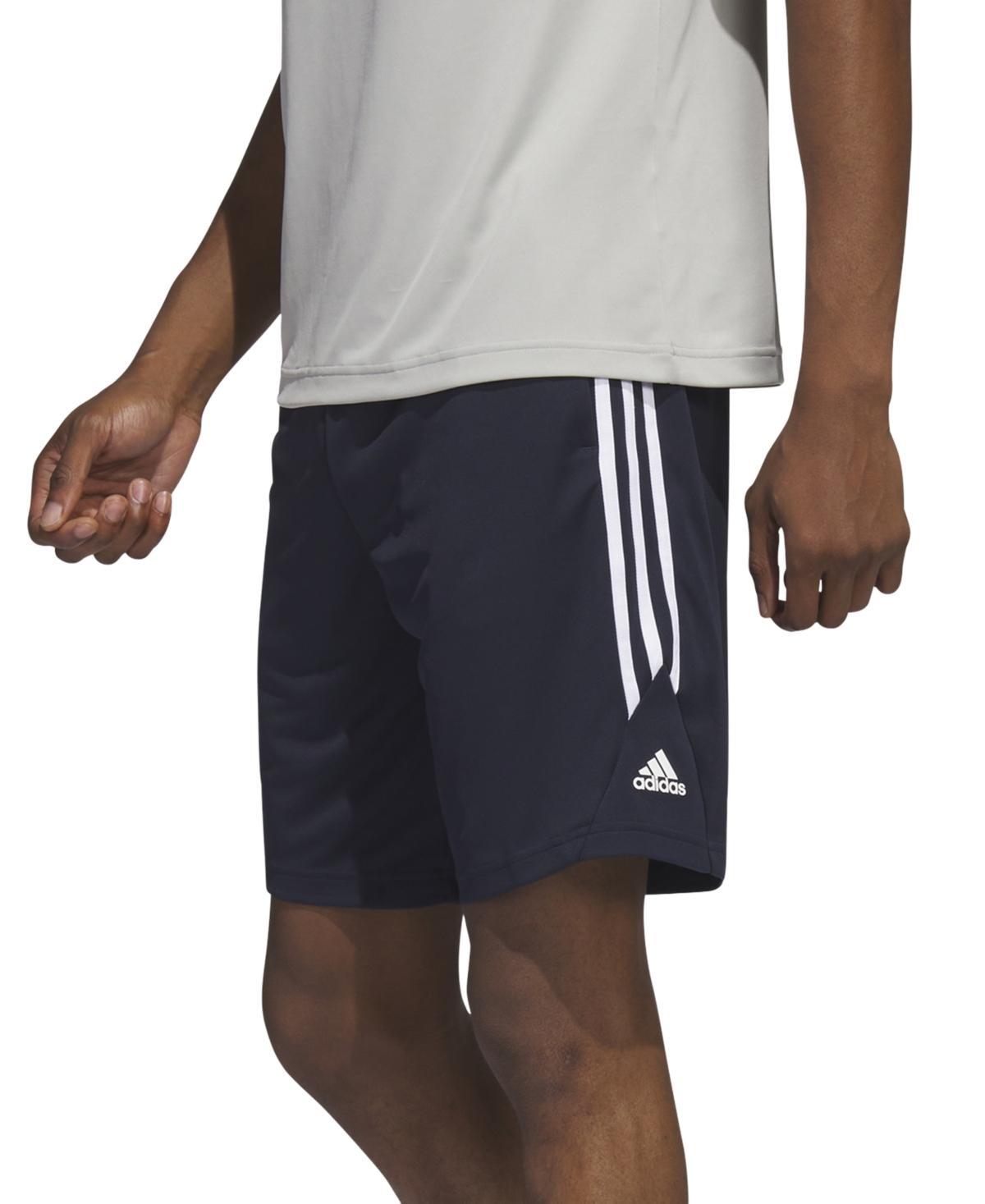 adidas Mens Legends 3-Stripes 7 Basketball Shorts - Metal Grey Product Image