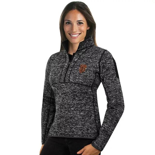 Womens Antigua New York Yankees Fortune Midweight Pullover Sweater Grey Product Image