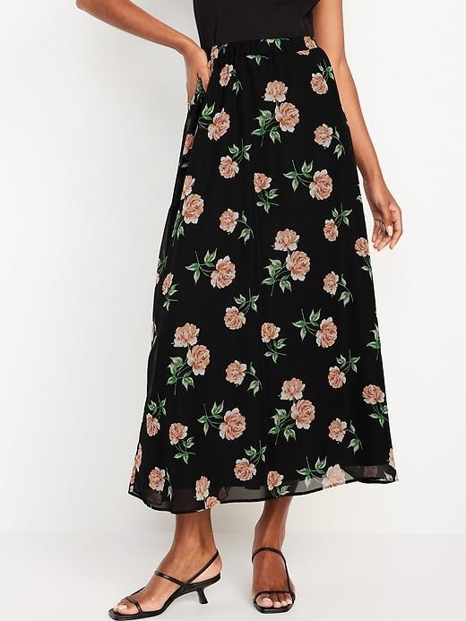 Chiffon Maxi Skirt Product Image