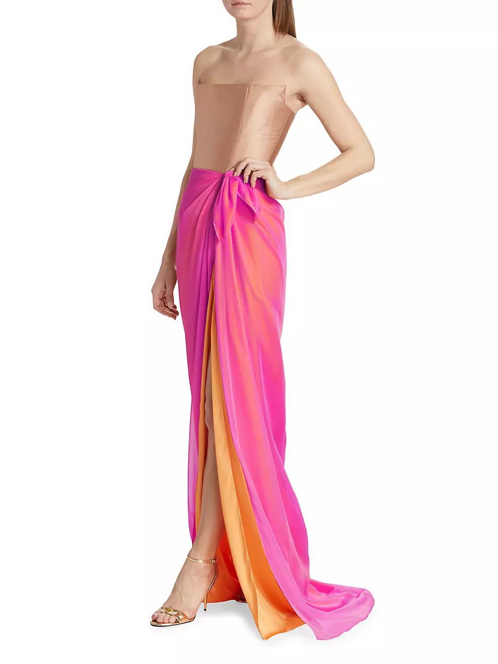 Womens Istanbul Draped Gown Product Image