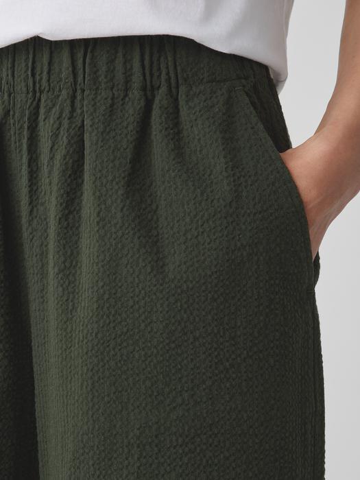 Organic Cotton Ripple Wide-Leg Pant Product Image