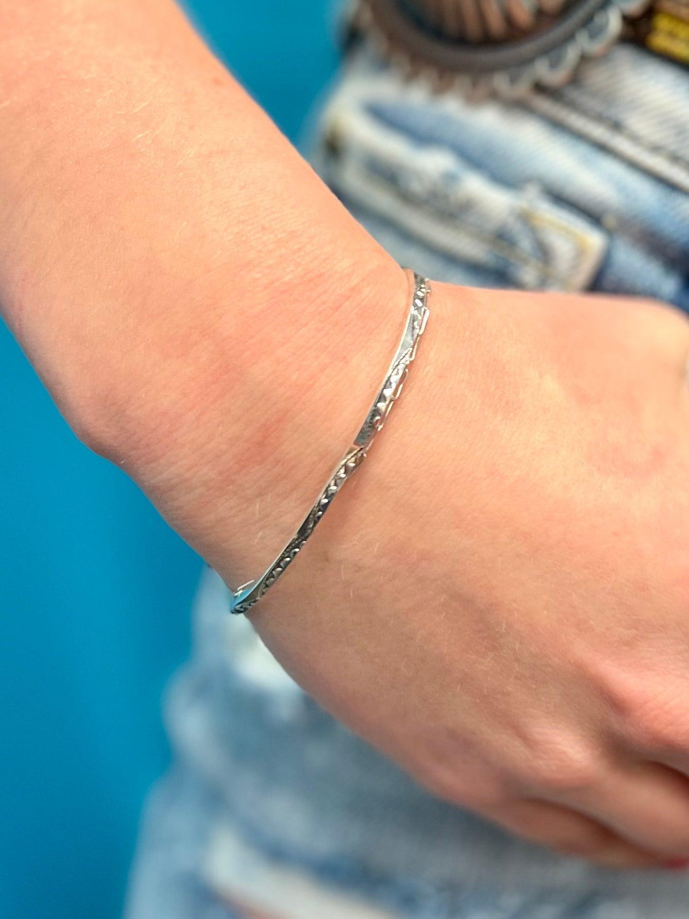 She's A Ten Sterling Cuff Bracelet Product Image