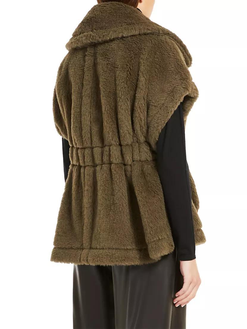 Alpaca-Wool Belted Vest Product Image