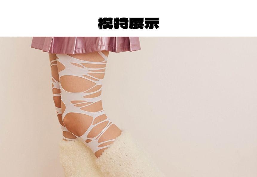 Plain Fluffy Leg Warmer Product Image