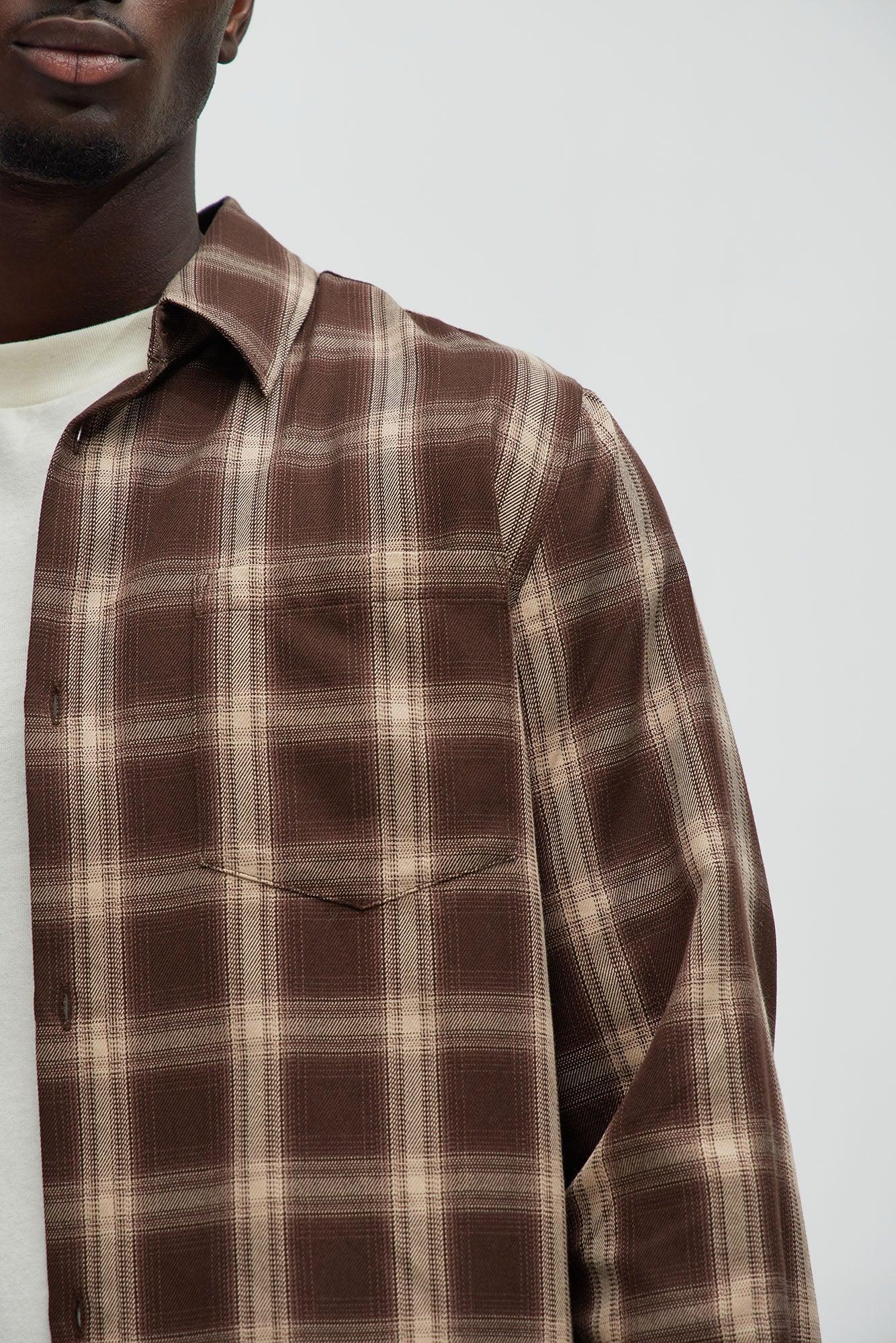 Boyle Plaid Shirt - Brown Combo Product Image