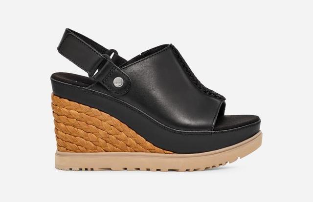 UGG Womens Abbot Adjustable Slide Leather Sandals Product Image