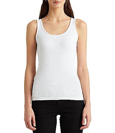 Lauren Ralph Lauren Stretch Cotton Tank Top Product Image