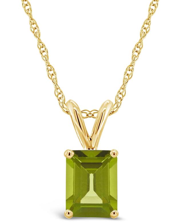 Peridot (1-3/4 ct. t.w.) Pendant Necklace in 14K Yellow Gold Product Image