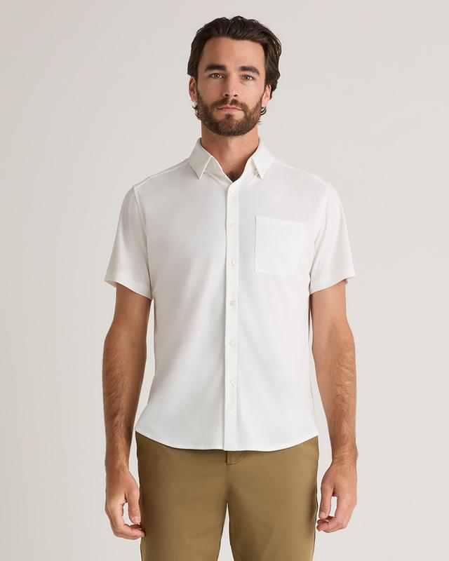 Commuter Stretch Pique Short Sleeve Button Down Product Image