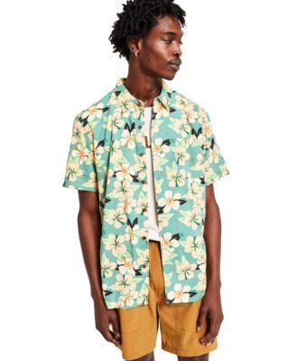 Mens Hurley Short Sleeve Button Down With A Graphic Tee Chino Short Product Image