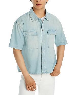 FRAME Men's Relaxed Denim Button-down Shirt In Oahu Product Image