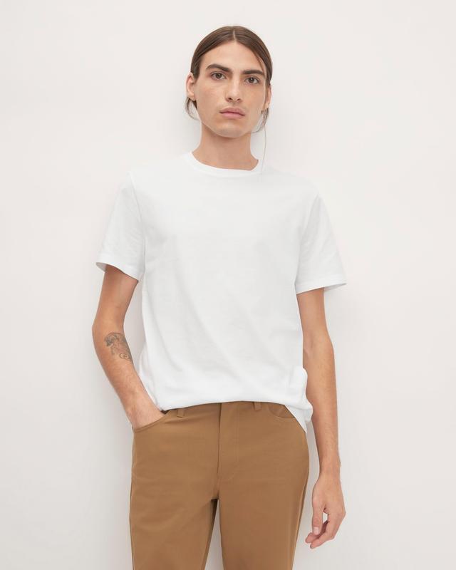 Mens Organic Cotton Crew | Uniform T-Shirt by Everlane in White, Size XS Product Image