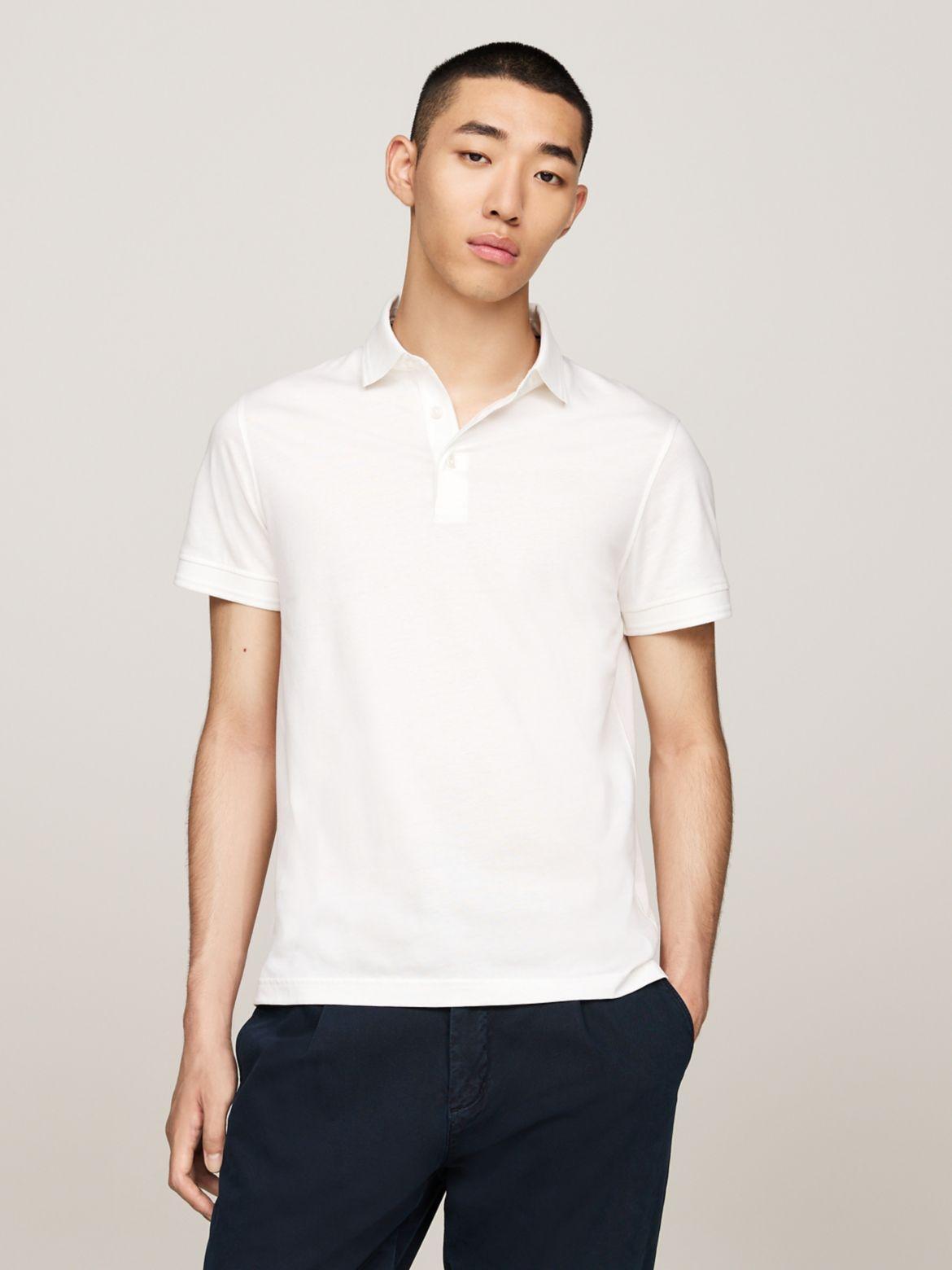 Tommy Hilfiger Men's Slim Fit Solid Mercerized Polo Product Image