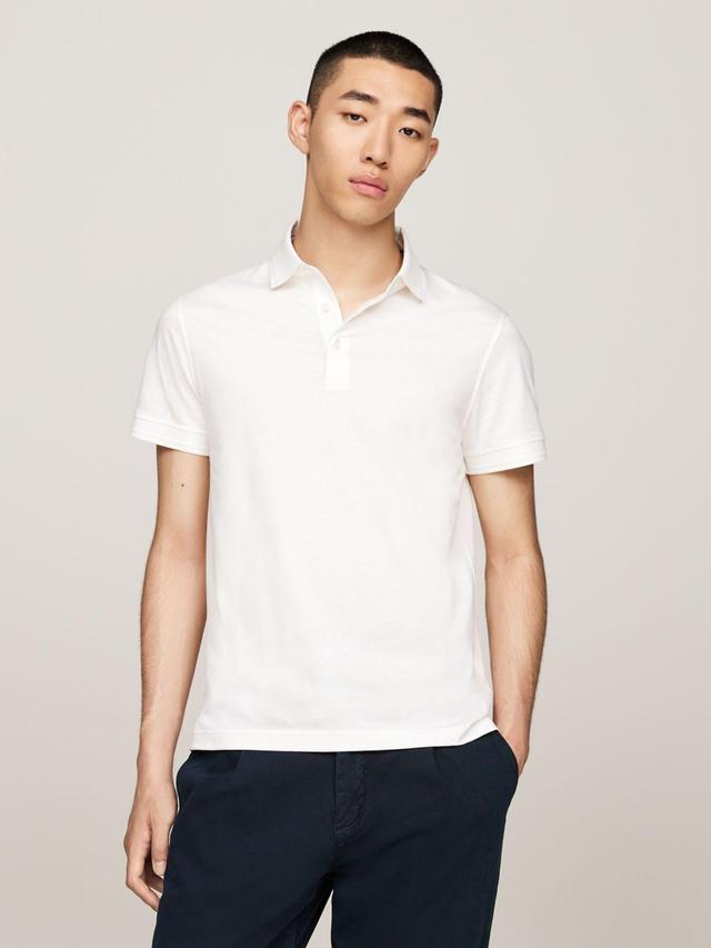 Tommy Hilfiger Men's Slim Fit Solid Mercerized Polo Product Image