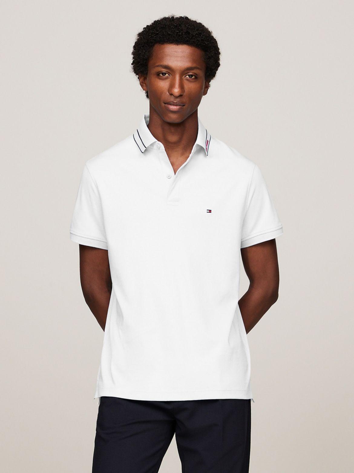 Tommy Hilfiger Men's Regular Fit Monotype Interlock Polo Product Image