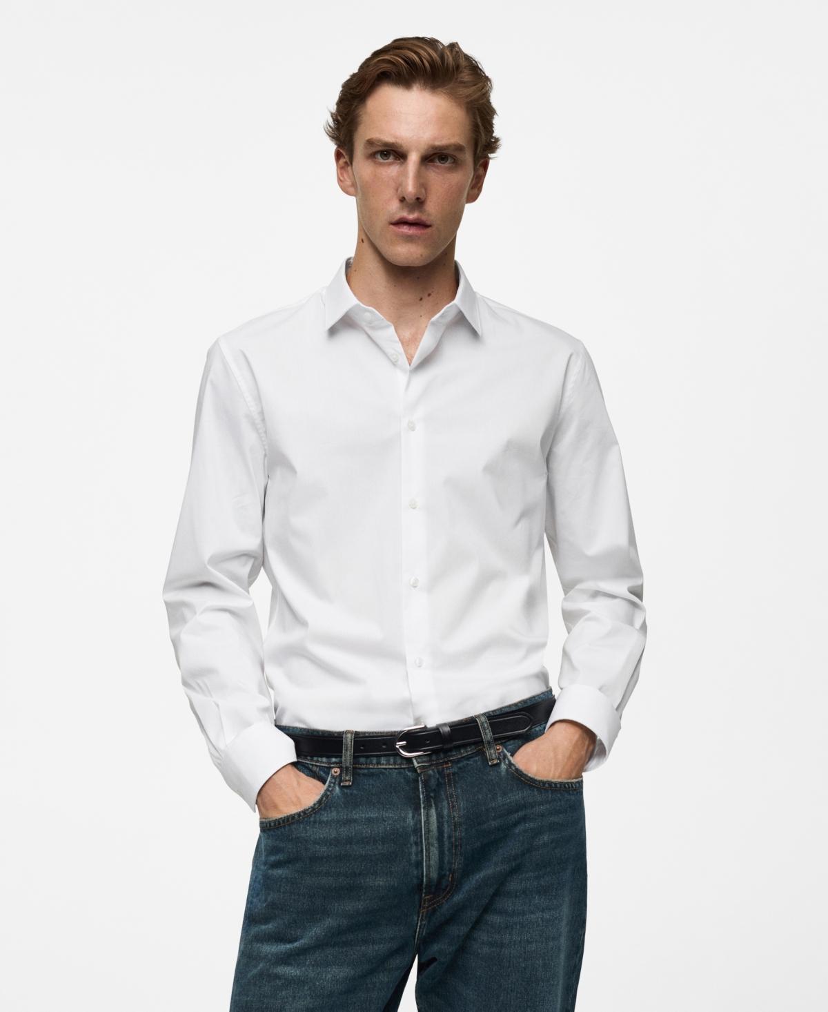 Mango Mens Stretch Cotton Shirt Product Image