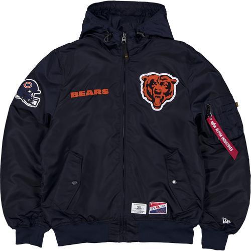 New Era Mens Bears Alpha Jacket - Navy/Navy Product Image