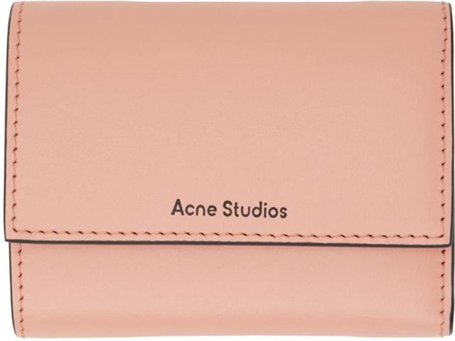 Folded Wallet In Salmon Pink Product Image