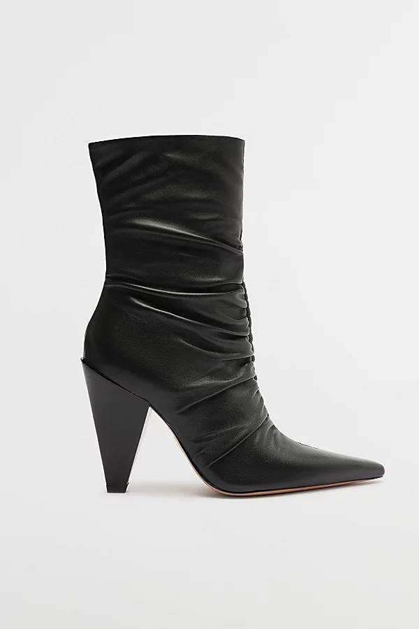 Womens Lynn 100MM Leather Ankle Boots Product Image