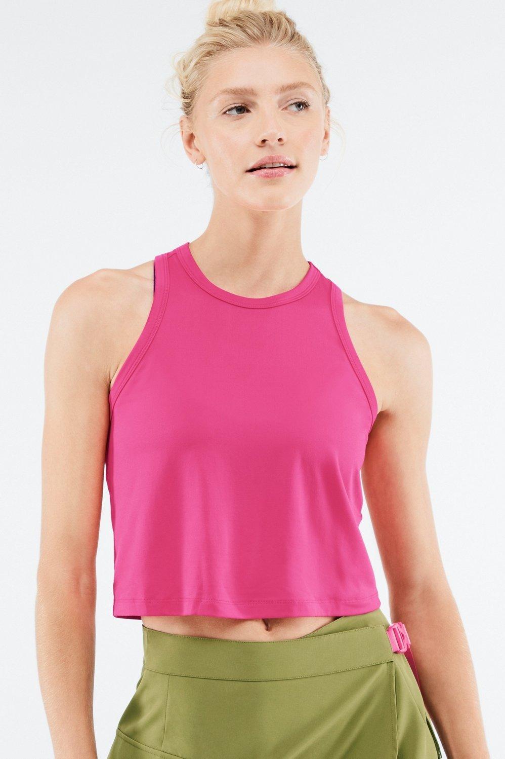 Fabletics Blake Tank Womens pink plus Size 4X Product Image