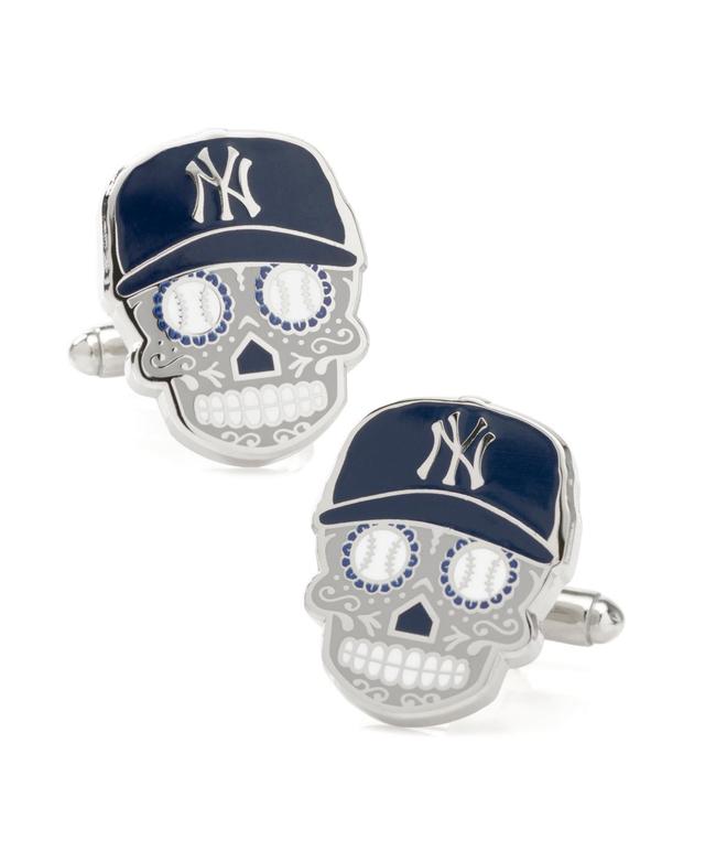 Mlb Mens New York Yankees Sugar Skull Cufflinks Product Image