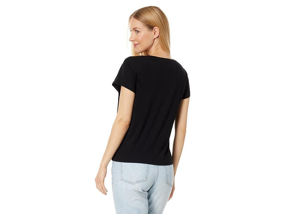 Lilla P Boxy Pocket Crew Neck Women's T Shirt Product Image