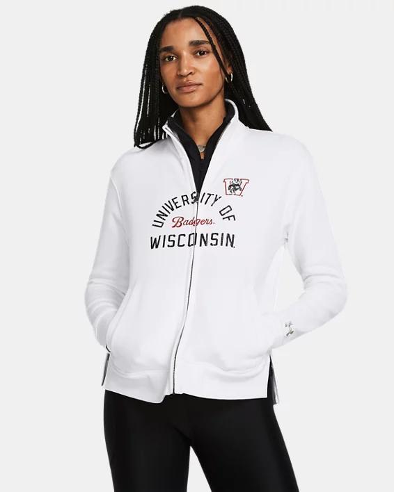 Women's UA Rival Fleece Collegiate Full-Zip Product Image