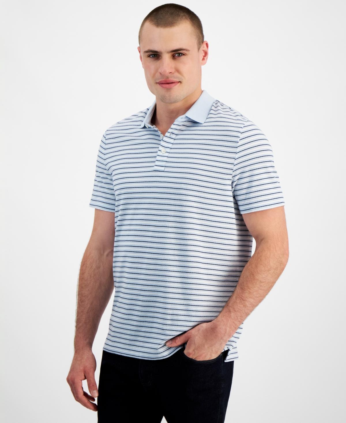 Michael Kors Mens Modern-Fit Stripe Polo Product Image