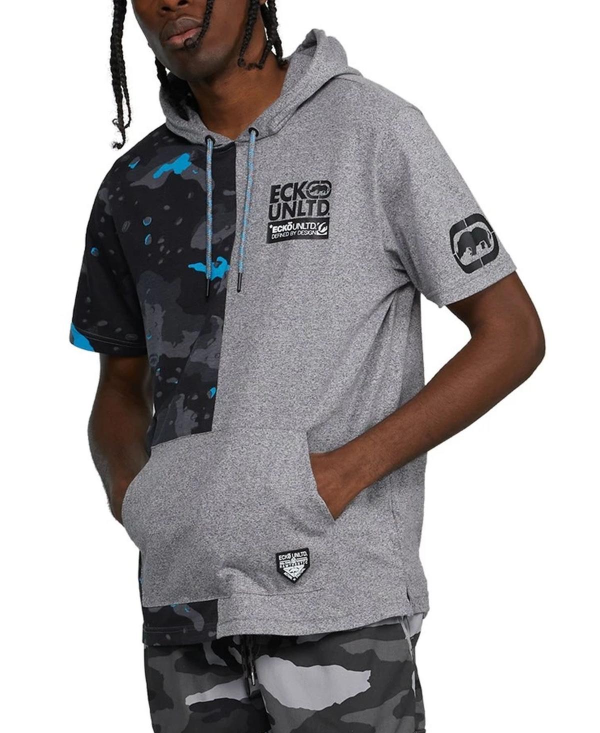 Ecko Unltd Mens Short Sleeve Half Klasico Hoodie Product Image