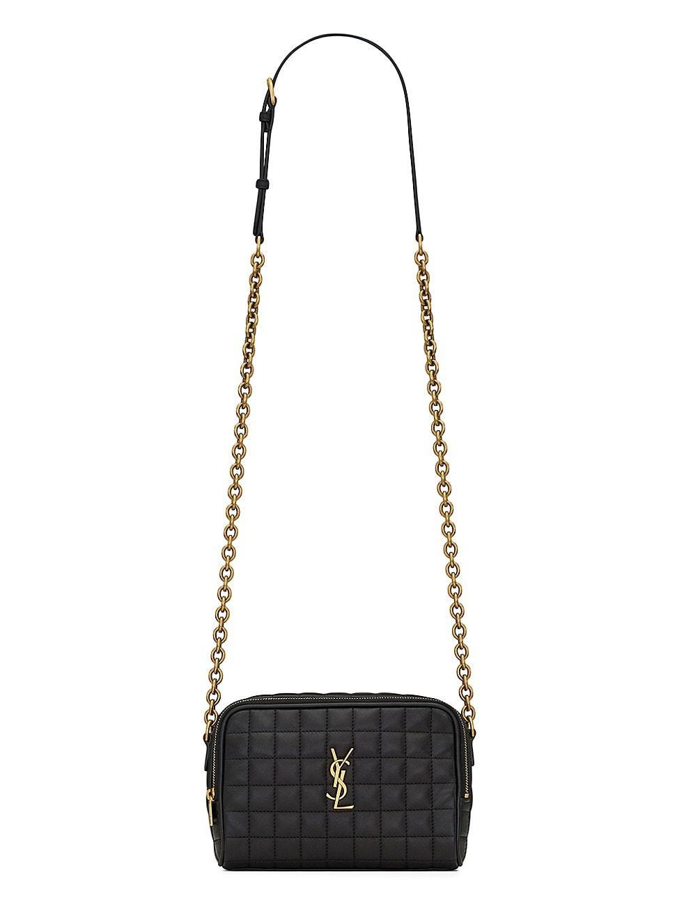 Saint Laurent Cassandre Matelasse Carre Mini Camera Bag in Lambskin Product Image