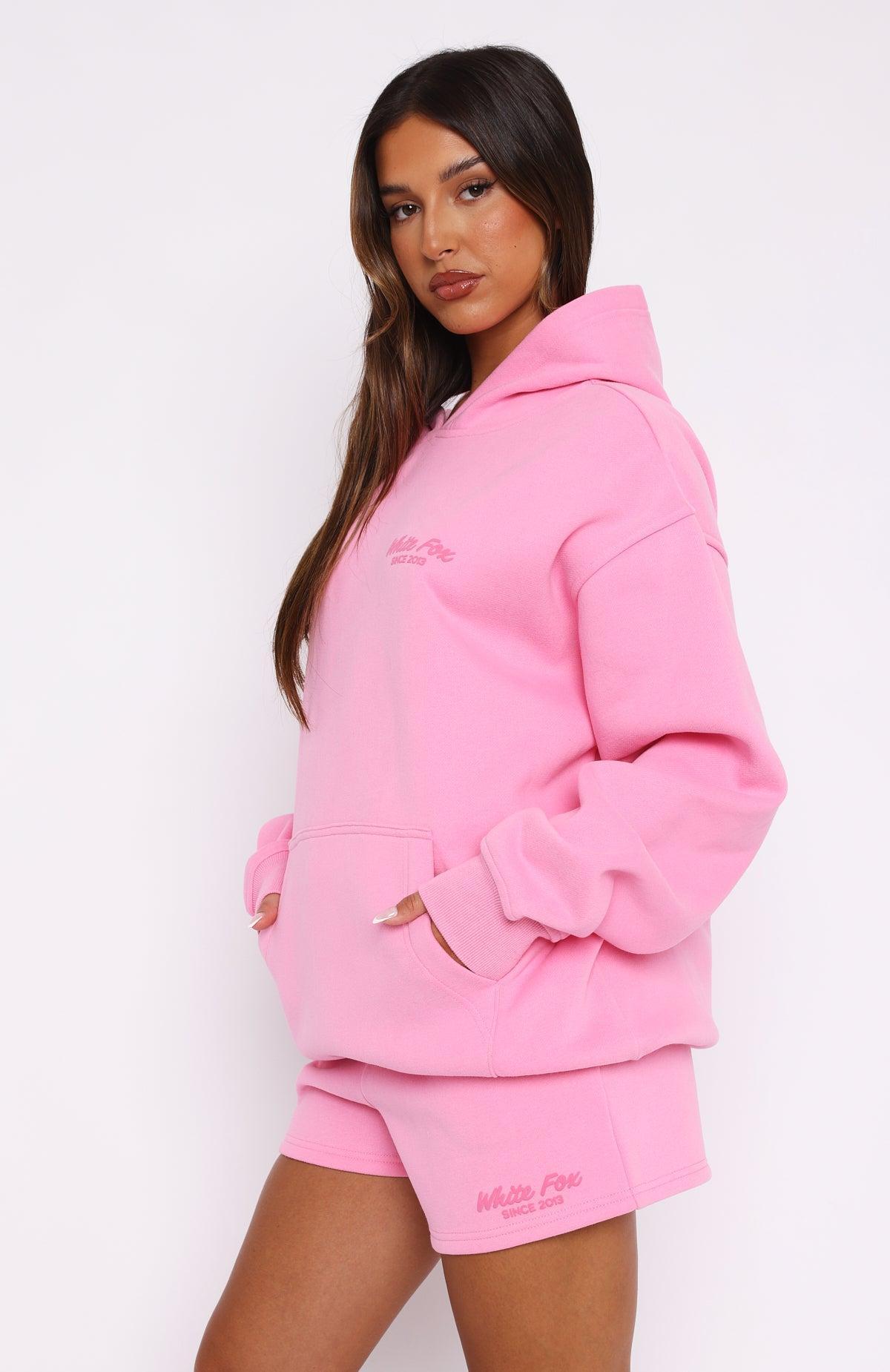 Leisure Edition Oversized Hoodie Pink Product Image