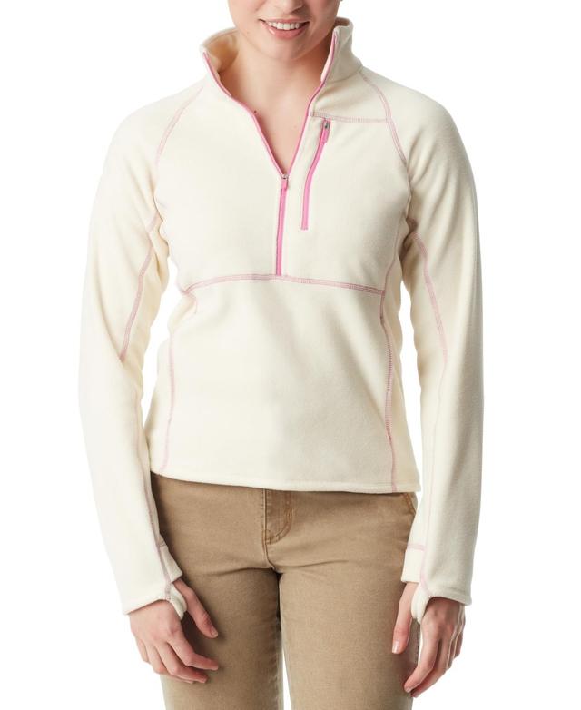 Bass Outdoor Womens Half-Zip Long-Sleeve Fleece Product Image