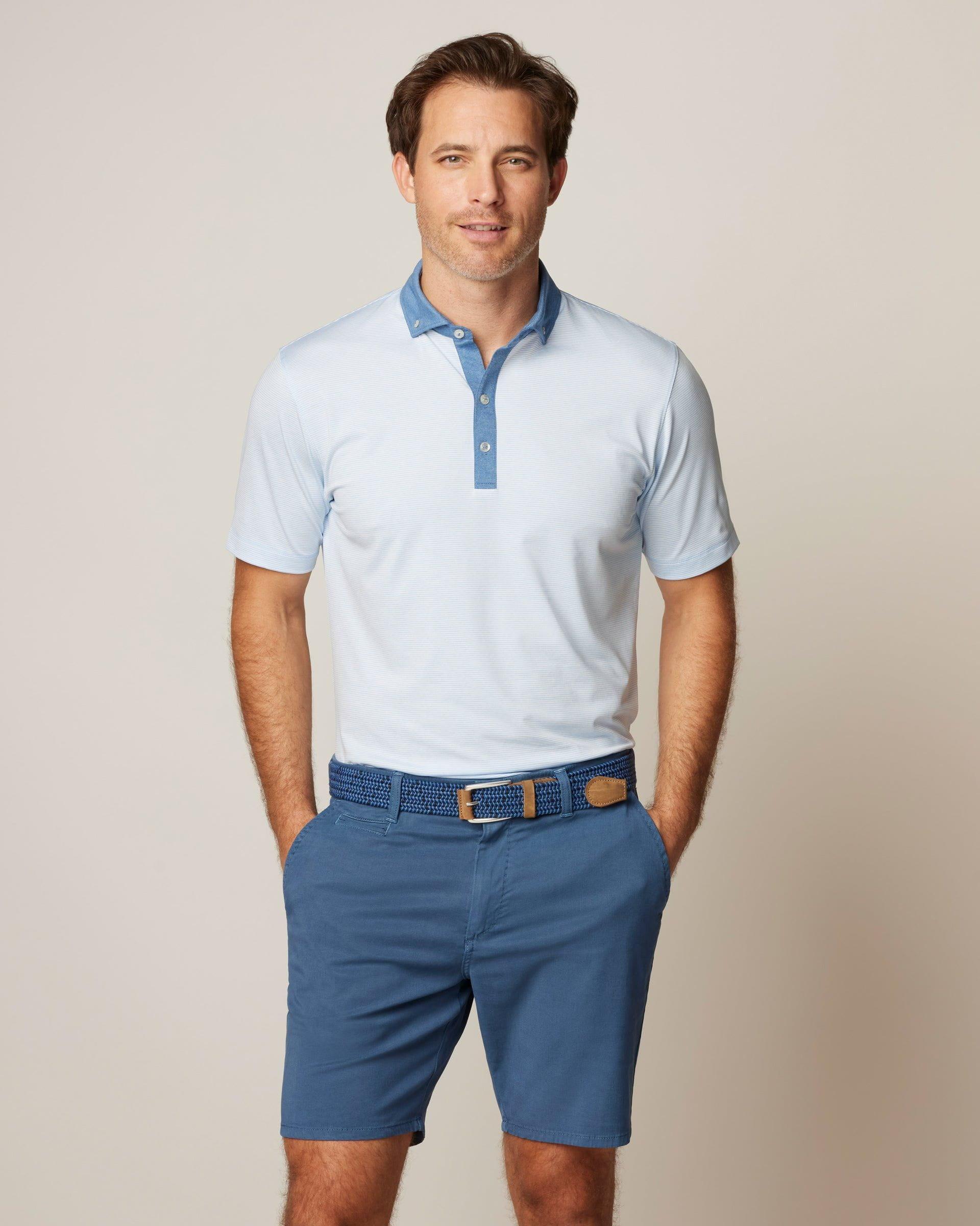 Walsh Striped Polo Product Image