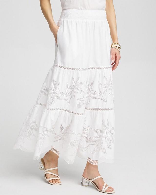 Women's Poplin Pull-on Maxi Skirt Product Image