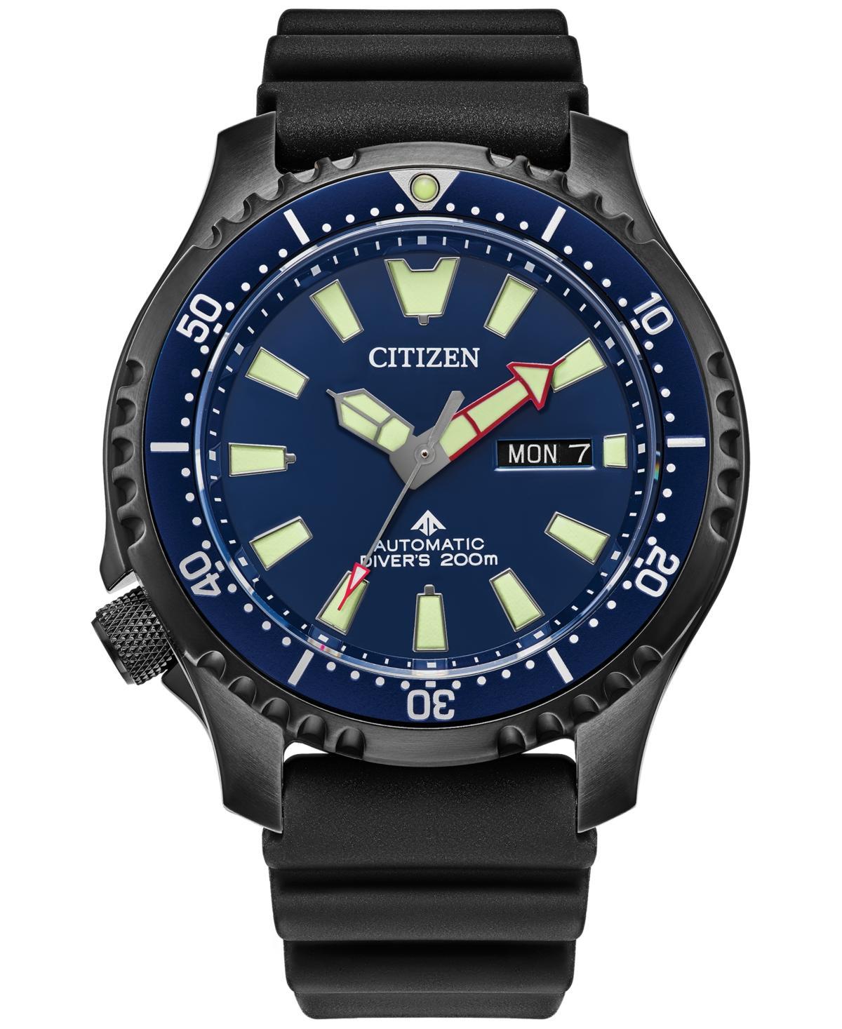 Men's Citizen Promaster Diver Two-Tone Automatic Strap Watch with Blue Dial (Model: Ny0158-09L) Product Image