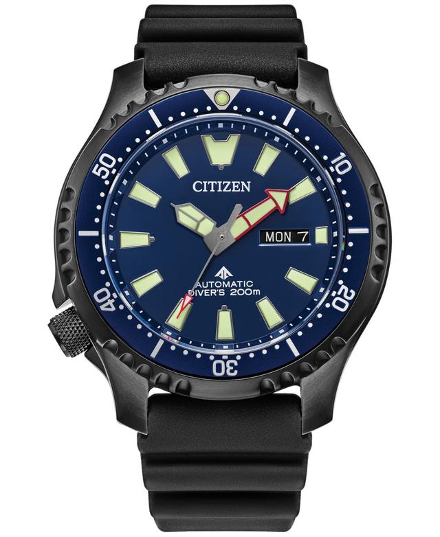 Citizen Mens Promaster Dive Automatic Black-Blue Strap Watch Product Image