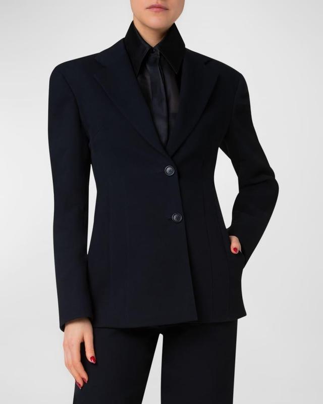 Walker Double-Face Cotton Blazer Jacket Product Image