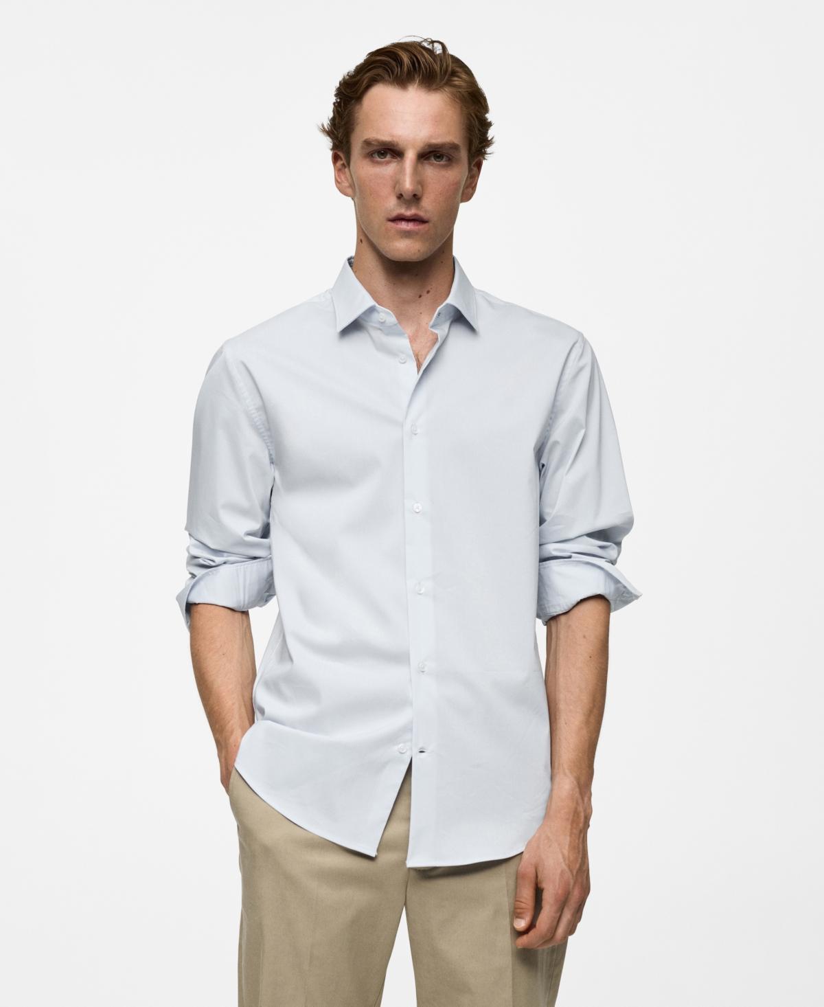 Mango Mens Stretch Cotton Shirt Product Image