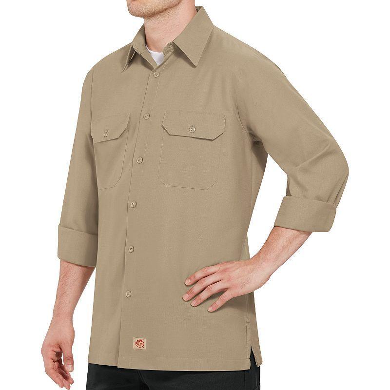 Mens Red Kap Classic-Fit Ripstop Work Shirt Product Image