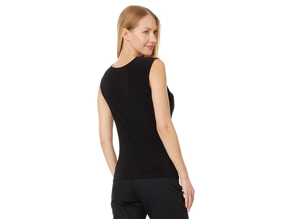 Vince Camuto Draped Cross Neck Sleeveless Top Product Image