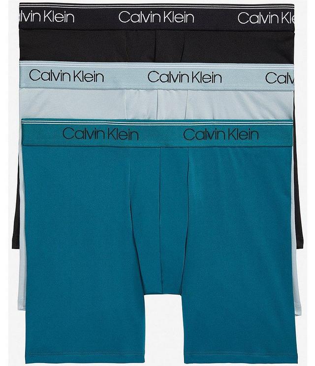 Calvin Klein Micro Stretch Solid Boxer Briefs 3-Pack Product Image