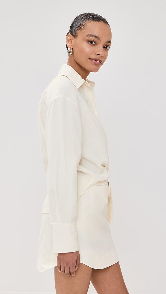 JW Anderson Draped Twisted Shirt | Shopbop Product Image