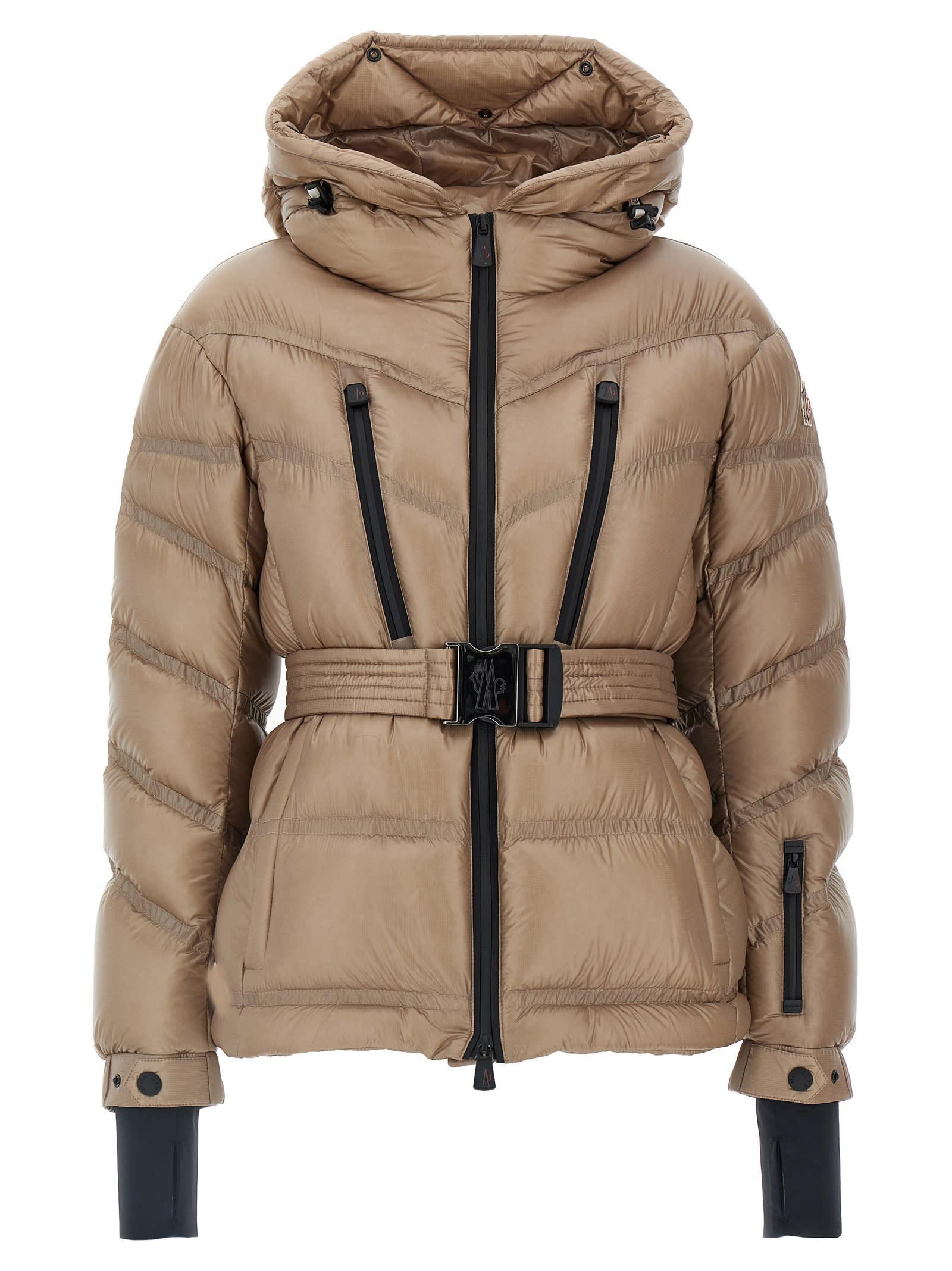 MONCLER Doudoune Courte Bernins In Camel Beige Product Image