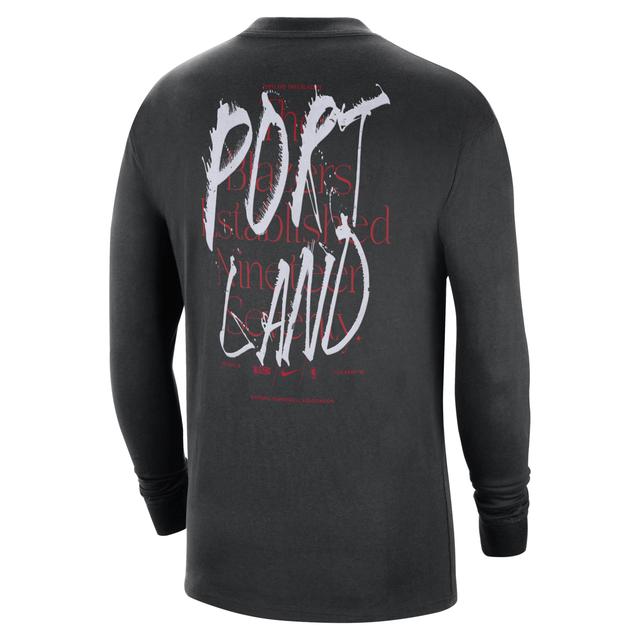 Portland Trail Blazers Courtside Max90 Nike Men's NBA Long-Sleeve T-Shirt Product Image